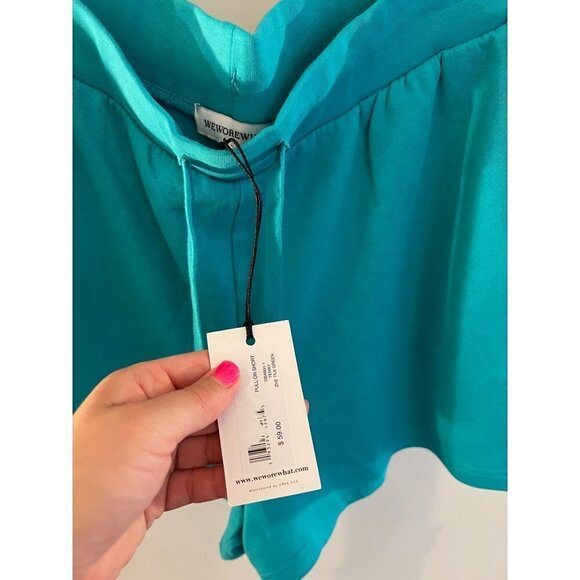 NWT We Wore What teal shorts size xl - Picture 2 of 3